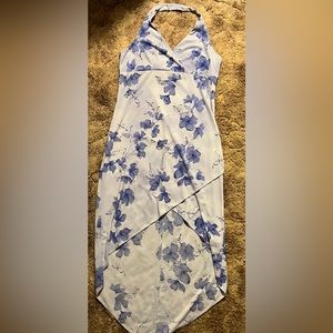 Younique Dress (White dress with blue flower pattern)